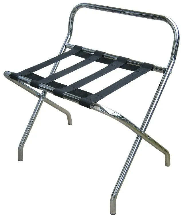 Luggage rack chrome with back JVD